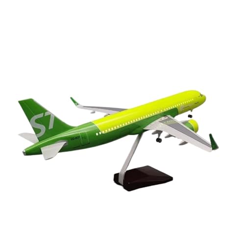 Kleinen Modellflugzeugen 47CM 1/80 Für A320 NEO Siberia S7 Modell Spielzeug Licht & Rad Fahrwerk Druckguss Harz Flugzeug Modell Miniatur Modelle von BMAONZ