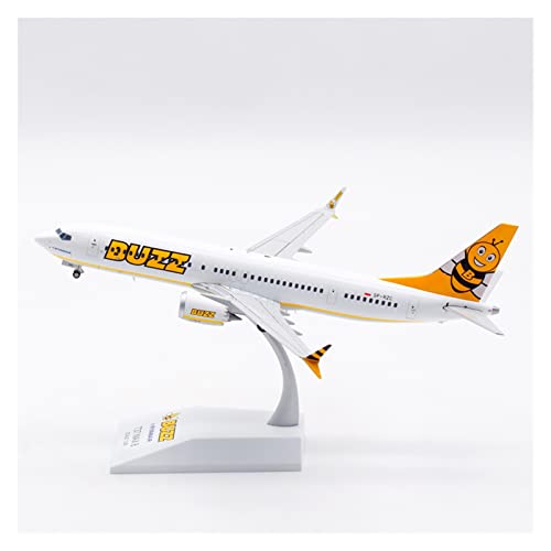 Kleinen Modellflugzeugen Flugzeugmodell Aus Aluminium Im Maßstab 1 200, Passend Für Buzz Aviation Boeing B737-8Max SP-RZC Ornament Geschenk Miniatur Modelle von BMAONZ