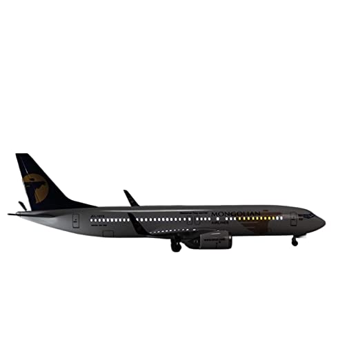 Kleinen Modellflugzeugen Für 47 cm 1 85 Druckgussmodell Mongolian Airlines Boeing 737 Harz Flugzeug Airbus Mit Leuchtenden Rädern Miniatur Modelle(with Light) von BMAONZ