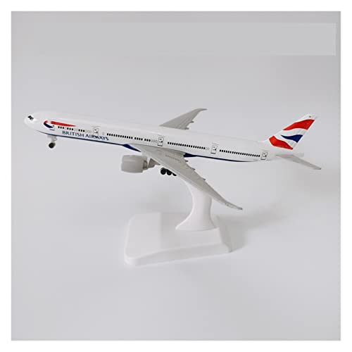 Kleinen Modellflugzeugen Für British Airways Boeing 777 B777 Airline Druckguss Flugzeugmodell Spielzeug 16cm 19cm Miniatur Modelle(B) von BMAONZ