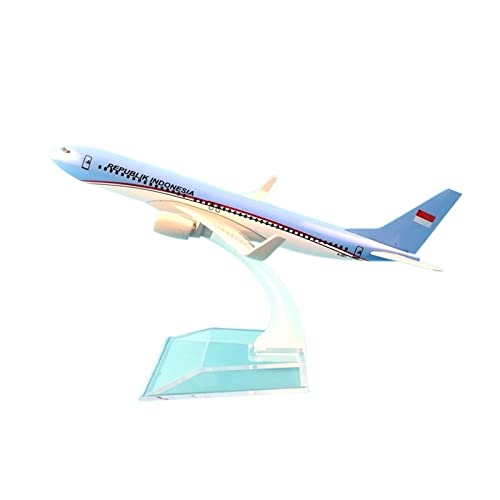 Kleinen Modellflugzeugen Für Republic of Indonesia Airlines Flugzeugmodell Boeing 737 16 cm 1 400 Flugzeugmodell Spielzeug Miniatur Modelle von BMAONZ