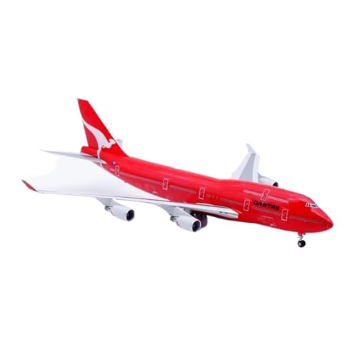 Kleinen Modellflugzeugen Legierungs-Sammelflugzeug 1:200 Für „All Red“ Boeing B747-400 Diecast Aircraft Jet Model VH-OEJ Miniatur Modelle von BMAONZ