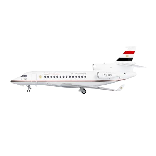 Kleinen Modellflugzeugen Legierungs-Sammelflugzeug 1:200 Für Ägypten – Government Falcon 7X Diecast Aircraft Jet Model SU-BTU Miniatur Modelle von BMAONZ