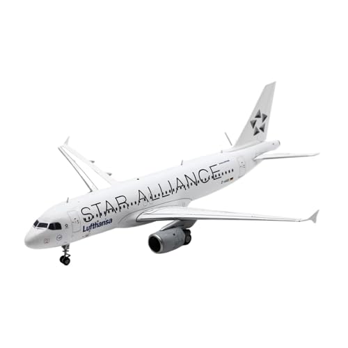 Kleinen Modellflugzeugen Legierungs-Sammelflugzeug 1:200 Für Lufthansa „StarAlliance“ Airbus 320 Druckguss-Flugzeugmodell D-AIQS Miniatur Modelle von BMAONZ