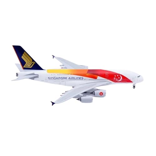 Kleinen Modellflugzeugen Legierungs-Sammelflugzeug 1:200 Für Singapore StarAlliance Airbus A380 Druckguss-Flugzeugmodell 9V-SKJ Miniatur Modelle von BMAONZ