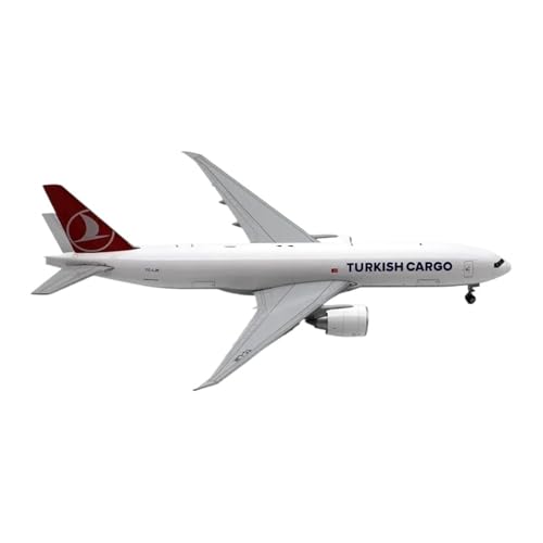 Kleinen Modellflugzeugen Legierungs-Sammelflugzeug 1:200 Für Türkische Fracht Boeing 777F Interactive Series Druckguss-Flugzeugmodell TC-LJR Miniatur Modelle von BMAONZ