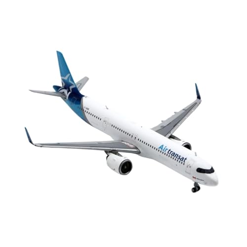 Kleinen Modellflugzeugen Legierungs-Sammelflugzeug 1:400 Air Transat Für A321neo Druckgussflugzeug Jet-Modell C-GOIE Mit Ständer Miniatur Modelle von BMAONZ