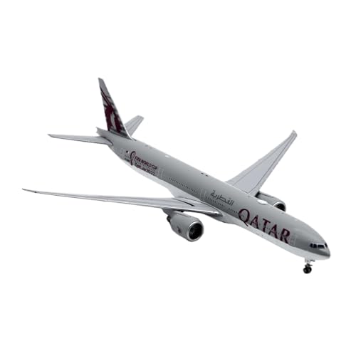 Kleinen Modellflugzeugen Legierungs-Sammelflugzeug 1:400 Für Qatar Boeing B777-300ER Druckguss-Flugzeug-Jet-Modell A7-BEF Mit Ständer Miniatur Modelle von BMAONZ