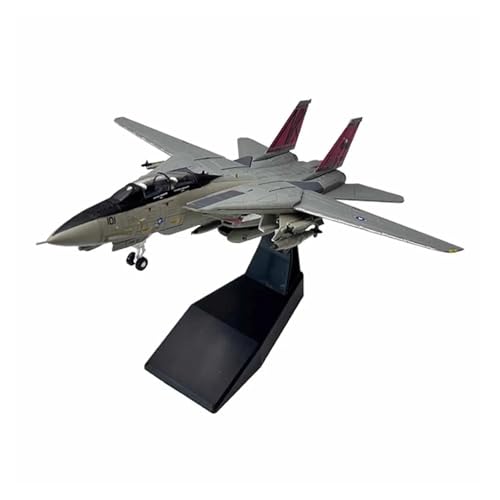 Kleinen Modellflugzeugen Maßstab 1:100 Für Grumman F-14 F14 Tomcat Bombcat Fighter Diecast Metal Flugzeug Flugzeug Modell Spielzeug Miniatur Modelle(Red) von BMAONZ