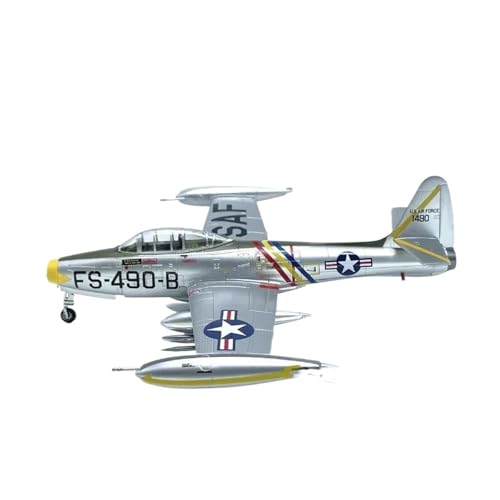 Kleinen Modellflugzeugen Maßstab 1:72 Für F-84E Jet Fighter F84 Flugzeugmodellsimulation, Fertiges Modell, Statisches Ornament Miniatur Modelle von BMAONZ