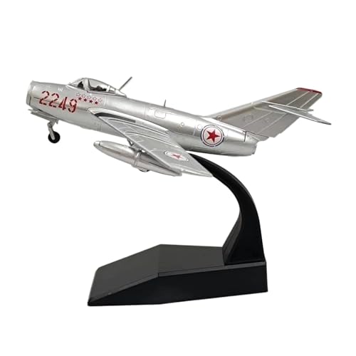 Kleinen Modellflugzeugen Maßstab 1:72 Für MIG15 Fighter, Legierungsdruckguss-Materialsimulation, Fertige Modellspielzeug-Display-Sammlung Miniatur Modelle von BMAONZ