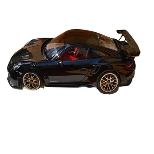 Miniatur Motorfahrzeug-Modelle 1/18 Für 911 GT2 RS Schwarz Simulation Auto Modell Sammlung Dekoration Spielzeug Hobbies Souvenirs Hause Dekoration Fertigmodell von BMAONZ