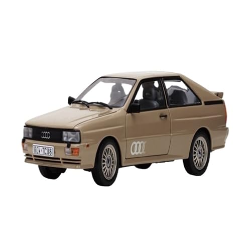 Miniatur Motorfahrzeug-Modelle 1/18 Für Audi Quattro 1981 Legierung Auto Modell Diecast Metall Antike Klassische Auto Spiel Fahrzeug Modelle Spielzeug Fertigmodell(Brass) von BMAONZ