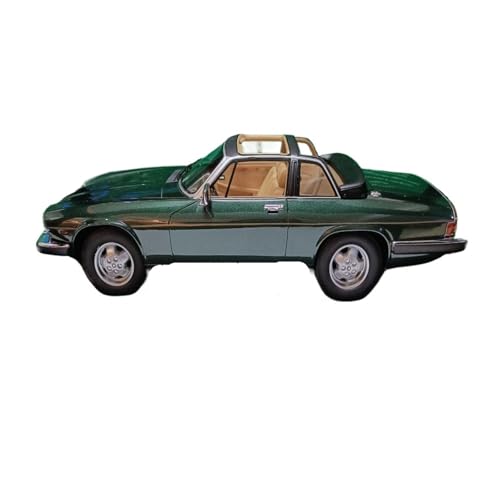 Miniatur Motorfahrzeug-Modelle 1/18 Für Jaguar XJ-SC 1983 Metallic Grün Coupe Modell Miniatur Legierung Auto Klassische Spielzeug Auto Modell Display Fertigmodell von BMAONZ