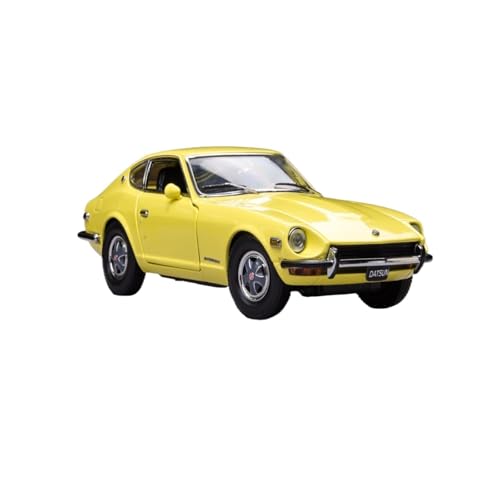 Miniatur Motorfahrzeug-Modelle 1/18 Für Nissan Datsun 240z 1972 Limousine Automodell Legierung Automodell Dekoratives Modell Spielzeug Für Die Sammlung Fertigmodell(Yellow) von BMAONZ