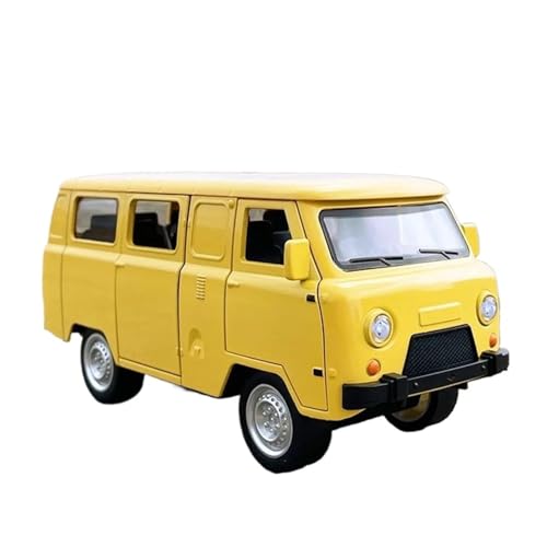 Miniatur Motorfahrzeug-Modelle 1/18 Für UAZ Reisende Legierung Verkehr Bus Auto Modell Druckguss Metall Tour Fahrzeuge Auto Modell Sound Licht Spielzeug Fertigmodell von BMAONZ