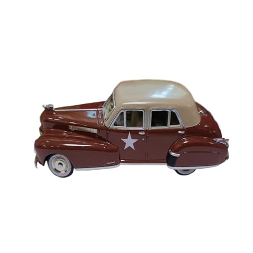 Miniatur Motorfahrzeug-Modelle 1/43 Für Cadillac Fleetwood 1941 Braun Vintage Limousine Modell Druckguss Sammler Spielzeug Klassische Spielzeug Modell Fertigmodell von BMAONZ