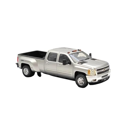 Miniatur Motorfahrzeug-Modelle 1/43 Für Chevrolet Silverado 3500HD Pickup Harz Druckguss Auto Modell Wohnkultur Fahrzeug Dekoration Spielzeug Fertigmodell von BMAONZ