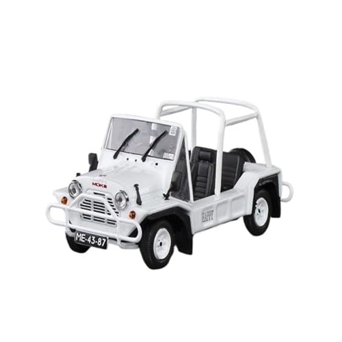 Miniatur Motorfahrzeug-Modelle 1/43 Für Mok Touring 1986 Automodell Oldtimermodelle Dekorative Ornamente Miniaturautomodelle Spielzeug Fertigmodell(White) von BMAONZ