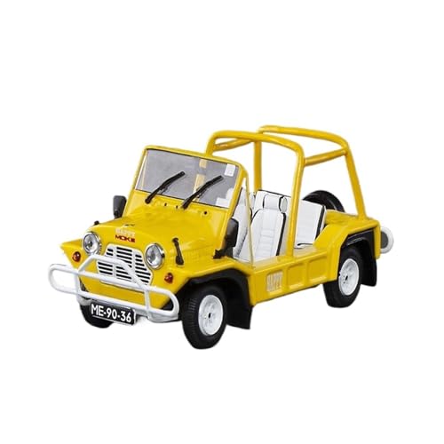 Miniatur Motorfahrzeug-Modelle 1/43 Für Mok Touring 1986 Automodell Oldtimermodelle Dekorative Ornamente Miniaturautomodelle Spielzeug Fertigmodell(Yellow) von BMAONZ