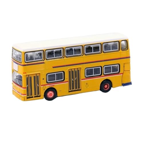 Miniatur Motorfahrzeug-Modelle 1:110 Für Danna L31 Schatz DMS Gelb Legierung Bus Diecast Miniatur Spielzeug Auto Simulation Klassische Modell Fertigmodell von BMAONZ