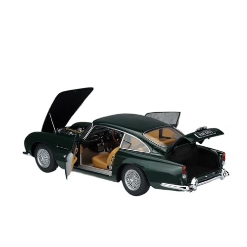 Miniatur Motorfahrzeug-Modelle 1:18 Für Aston DB5 Green Oldtimer-Simulation Limited Edition All Open Alloy Metal Statisches Automodell-Spielzeug Fertigmodell von BMAONZ