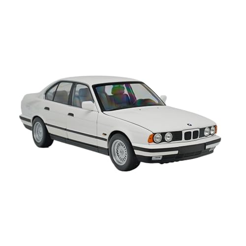 Miniatur Motorfahrzeug-Modelle 1:18 Für BMW 730 7 Series Altes Modell E32 Minichamps Legierung Automodell Sammlerstück Ornament Exquisite Automodelle Fertigmodell(White) von BMAONZ