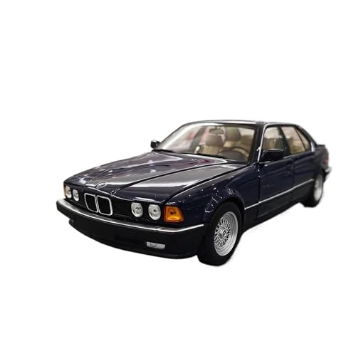 Miniatur Motorfahrzeug-Modelle 1:18 Für BMW 730i E32 1986 Simulation Druckguss-Legierung Statisches Automodell Sammlung Heimdekoration Ornamente Fertigmodell(Black) von BMAONZ