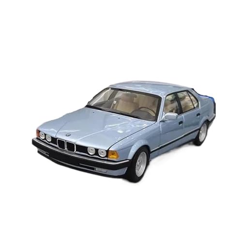 Miniatur Motorfahrzeug-Modelle 1:18 Für BMW 730i E32 1986 Simulation Druckguss-Legierung Statisches Automodell Sammlung Heimdekoration Ornamente Fertigmodell(Blue) von BMAONZ