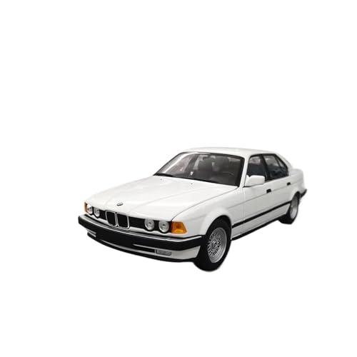 Miniatur Motorfahrzeug-Modelle 1:18 Für BMW 730i E32 1986 Simulation Druckguss-Legierung Statisches Automodell Sammlung Heimdekoration Ornamente Fertigmodell(White) von BMAONZ