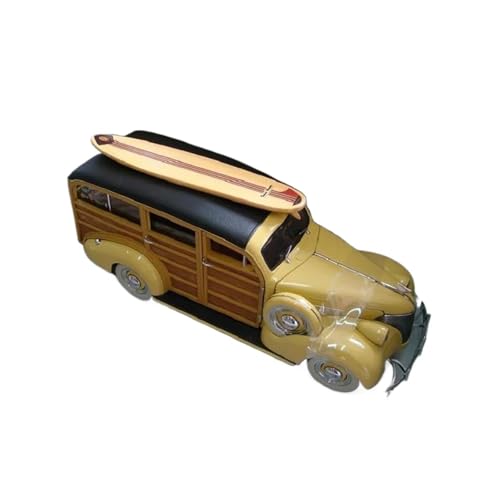 Miniatur Motorfahrzeug-Modelle 1:18 Für Chevy Woody Surf Travel 1939 Holzmaserung Legierung Automodell Dekoratives Modell Spielzeug Für Die Sammlung Fertigmodell von BMAONZ