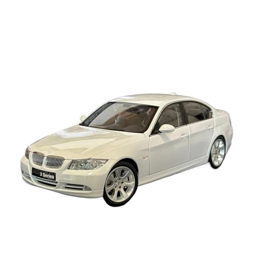 Miniatur Motorfahrzeug-Modelle 1:18 Für E90 330i 2005 Weiß Simulation Limited Edition All Open Alloy Metal Statisches Automodell Spielzeug Fertigmodell von BMAONZ