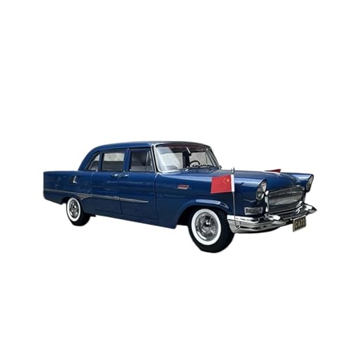 Miniatur Motorfahrzeug-Modelle 1:18 Für Hongqi Ca72 Luxuslimousine Legierung Simulation Automodell Erwachsenensammlung Geschenk Hause Statisches Ornament Fertigmodell(Blue) von BMAONZ