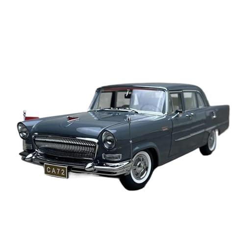 Miniatur Motorfahrzeug-Modelle 1:18 Für Hongqi Ca72 Luxuslimousine Legierung Simulation Automodell Erwachsenensammlung Geschenk Hause Statisches Ornament Fertigmodell(Gray) von BMAONZ