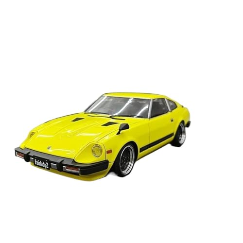 Miniatur Motorfahrzeug-Modelle 1:18 Für Nissan Fairlady Z S130 Simulation Harz Statische Auto Modell Sammlung Hause Dekoration Ornamente ﻿ Fertigmodell(Yellow) von BMAONZ