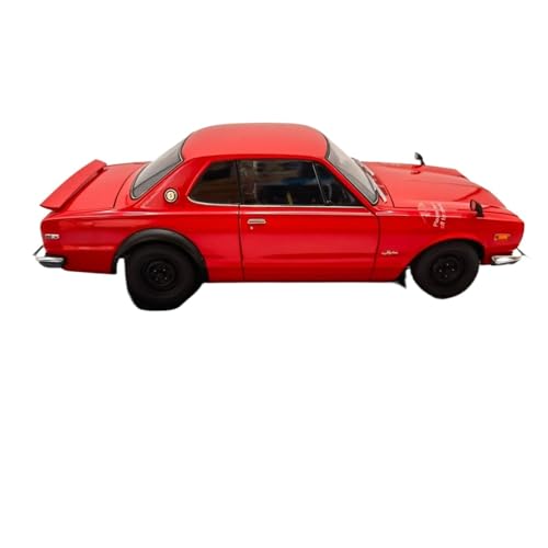 Miniatur Motorfahrzeug-Modelle 1:18 Für Skyline Hardtop 2000 Red Simulation Limited Edition All Open Alloy Metal Statisches Automodellspielzeug Fertigmodell von BMAONZ