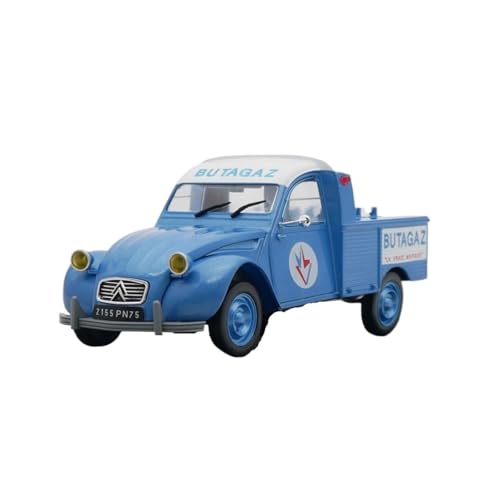 Miniatur Motorfahrzeug-Modelle 1:24 Für Citroen 2CV Pick Up Butagaz Pickup Truck Legierung Auto Modell Spielzeugauto Maßstab Spielzeugauto Ornamente Fertigmodell von BMAONZ