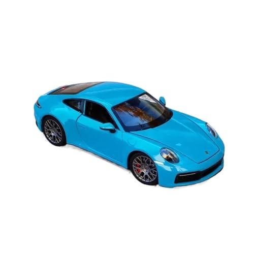 Miniatur Motorfahrzeug-Modelle 1:24 Für Porsche 911 4S Legierung Auto Druckguss Spielzeugauto Modell Miniatur Maßstab Modell Auto Spielzeug Serie Fertigmodell(Blue) von BMAONZ