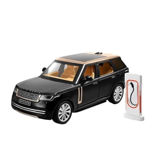 Miniatur Motorfahrzeug-Modelle 1:24 Für Range Rover Alloy Car Druckgussfahrzeuge Automodellsimulation Sound Und Licht Zurückziehen Autospielzeug Fertigmodell(Multi-Colored) von BMAONZ