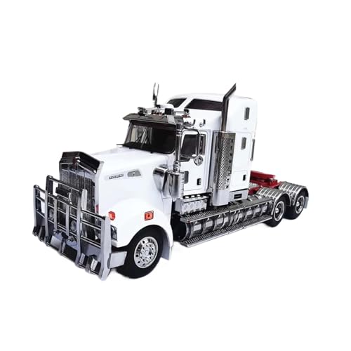 Miniatur Motorfahrzeug-Modelle 1:32 Für Kenworth T909 LKW Traktor Legierung Auto Modell Garage Szene Druckguss Erwachsenen Sammlung Fahrzeuge Spielzeug Fertigmodell(White) von BMAONZ