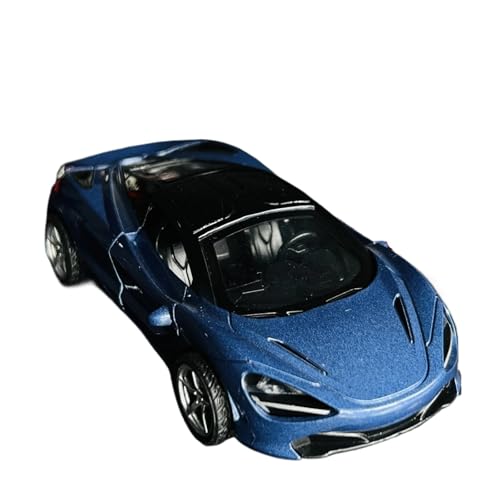 Miniatur Motorfahrzeug-Modelle 1:36 Für Tür Legierung Sportwagen Modell Simulation Return Force Kinder Spielzeug Auto Junge Ornament Ornament Fertigmodell(Blue) von BMAONZ