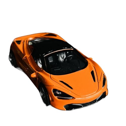 Miniatur Motorfahrzeug-Modelle 1:36 Für Tür Legierung Sportwagen Modell Simulation Return Force Kinder Spielzeug Auto Junge Ornament Ornament Fertigmodell(Orange) von BMAONZ