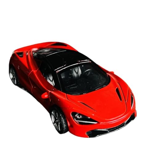 Miniatur Motorfahrzeug-Modelle 1:36 Für Tür Legierung Sportwagen Modell Simulation Return Force Kinder Spielzeug Auto Junge Ornament Ornament Fertigmodell(Red) von BMAONZ