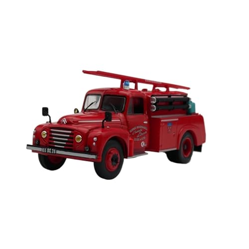 Miniatur Motorfahrzeug-Modelle 1:43 Für Citroen 46 CD Feuerwehrauto Wassertanker Legierungsautomodell Spielzeugauto Hobbyist Überraschungsspielzeug Fertigmodell von BMAONZ