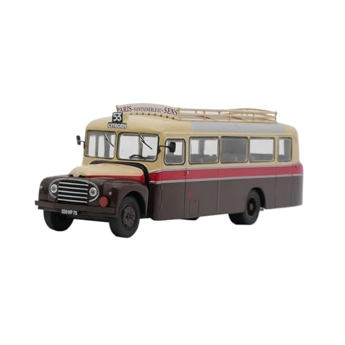 Miniatur Motorfahrzeug-Modelle 1:43 Für Citroen T46 1957 Bus Reisebus Modell Hobbyist Series Surprise Toys Display Ornamente Fertigmodell von BMAONZ