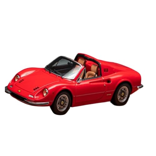 Miniatur Motorfahrzeug-Modelle 1:43 Für Dino 246GTS Simulation Limited Edition Harz Metall Statische Auto Modell Spielzeug Fahrzeug Dekoration Fertigmodell von BMAONZ