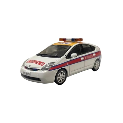 Miniatur Motorfahrzeug-Modelle 1:43 Für FAW Toyota Prius Polizeiauto 2010 Druckguss-Sammelspielzeugauto-Ausstellungsstand-Dekorationsautomodell Fertigmodell von BMAONZ