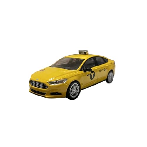 Miniatur Motorfahrzeug-Modelle 1:43 Für Ford Mondeo Rental Fusion 2013 Legierung Druckguss Klassisches Taxi Auto Modell Sammlung Ornament Coupe Fertigmodell von BMAONZ