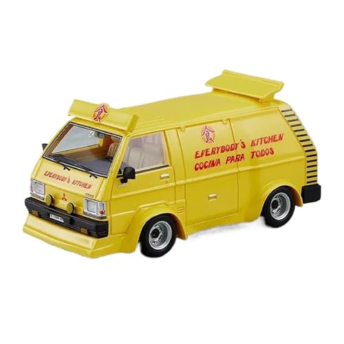 Miniatur Motorfahrzeug-Modelle 1:43 Für Mitsu L300 Fast Food Truck Druckguss Oldtimermodell Dekoratives Modell Spielzeug Zur Sammlungspräsentation Fertigmodell von BMAONZ