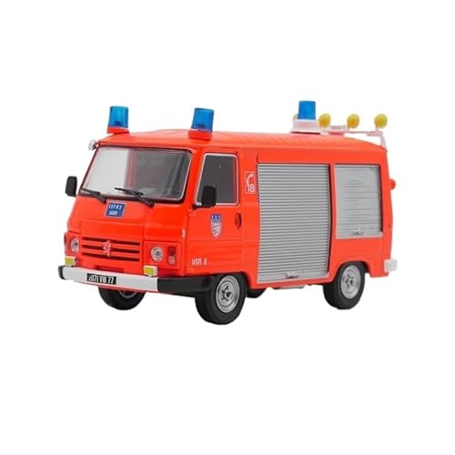 Miniatur Motorfahrzeug-Modelle 1:43 Für Peugeot J9 Transporter Feuerwehrauto, Legierung Modellsammlung Spielzeug Hobbyist-Serie Überraschungsspielzeug Fertigmodell von BMAONZ